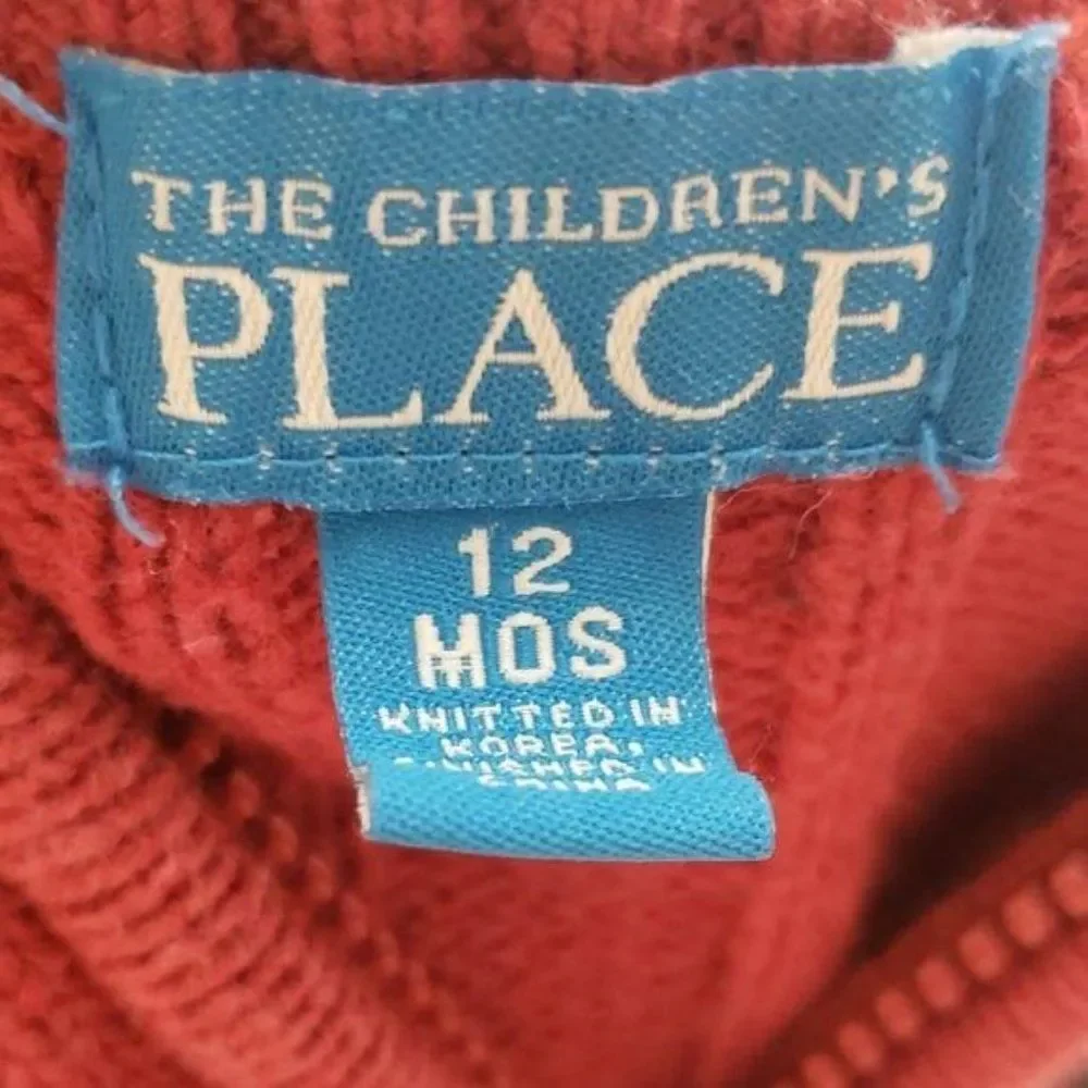 The Children's Place‎ Infant Red and Black Sweater
